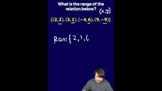 How to Find the Range of a Relation – Fast with Nick