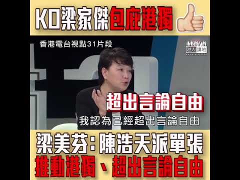 【短片】【以正視聽】梁美芬講道理擢破梁家傑謬論