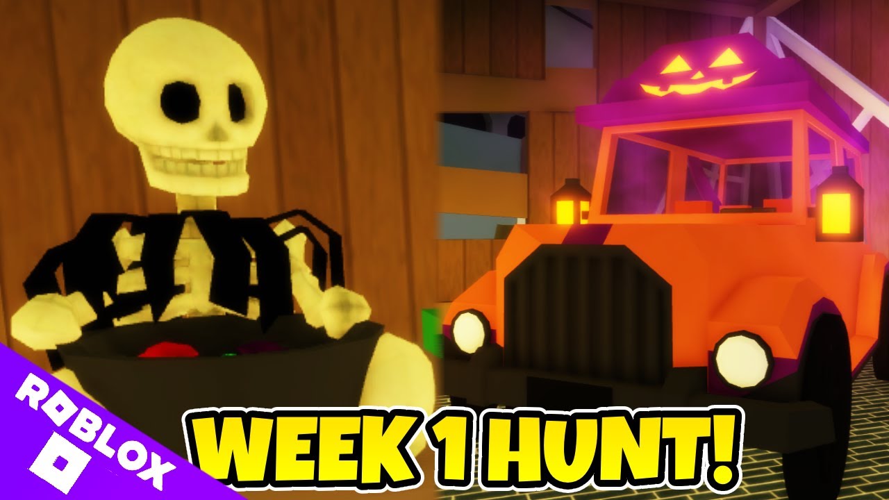 HOW TO COMPLETE ALL WEEK 1 CANDY CORN HUNTS & GET 5 REWARDS IN BROOKHAVEN RP  - ROBLOX