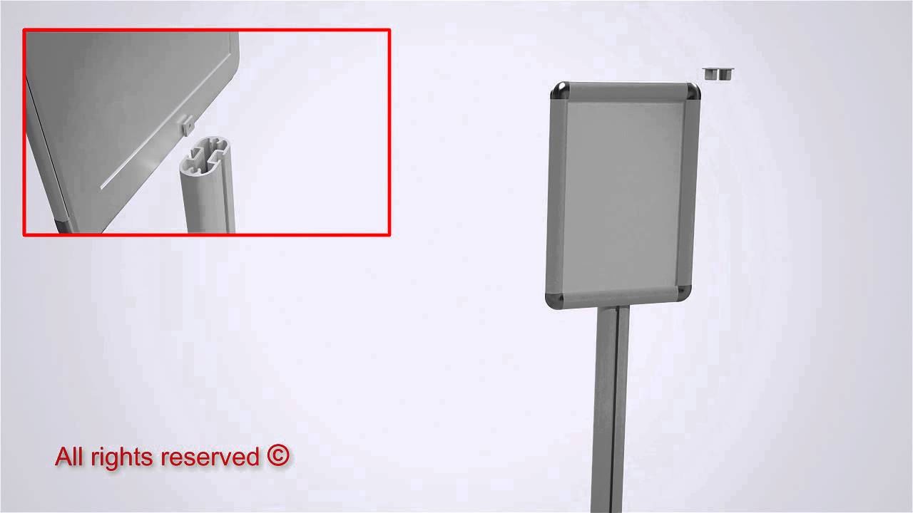 ADJUSTABLE MENUBOARD - YouTube
