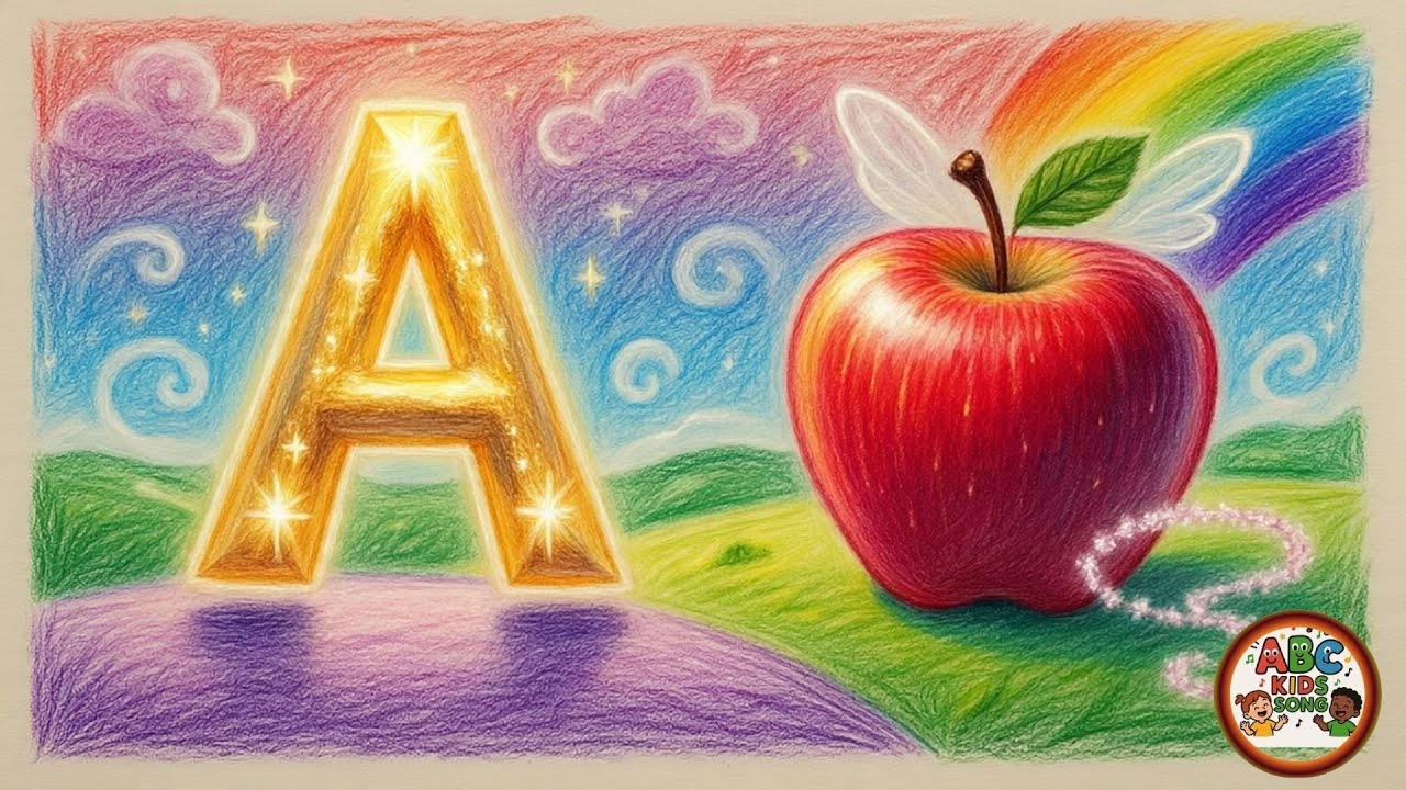 Learn Alphabet ABC Step by Step A to Z Song Nursery Rhymes & Kids Song ...
