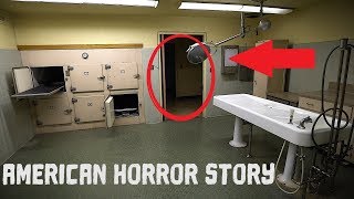 HIDING FROM GUARDS  Abandoned 1920s California Asylum | AHS Real Life !