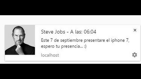 Notificaciones de escritorio estilo Facebook, Gmail con Notify.js