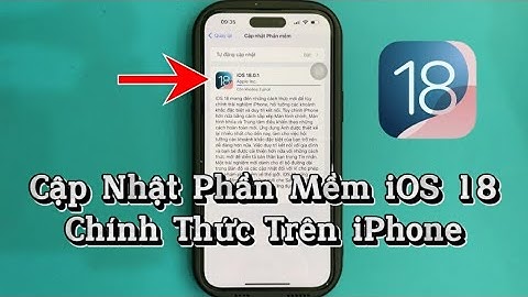 Cách cập nhật phần mềm iOS 18 chính thức trên iphone - How to update official iOS 18 software .