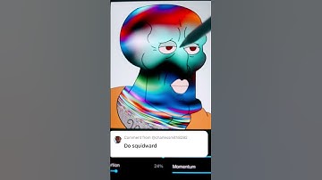 Squidward 😅~pick a color|Procreate #art #satisfying #sub #fy #squidward #shorts #requestedvideo