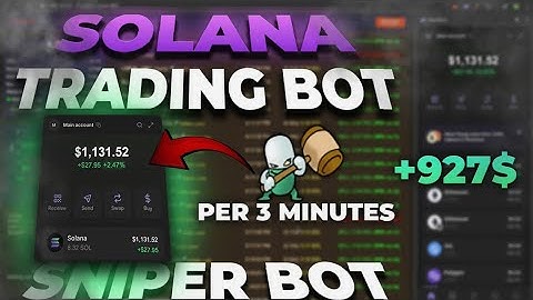 The Best Solana Sniper Bot on Market! | How to Use PumpFun MEV Bot to Trade Memecoins? | SOL Trading