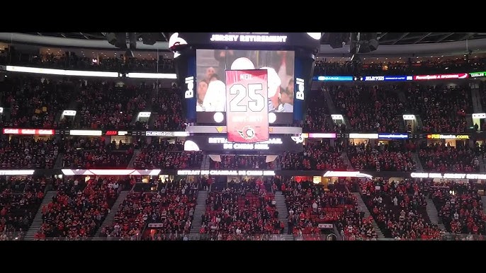 Chris Neil #25 Number Retirement Banner Raising and Exit 