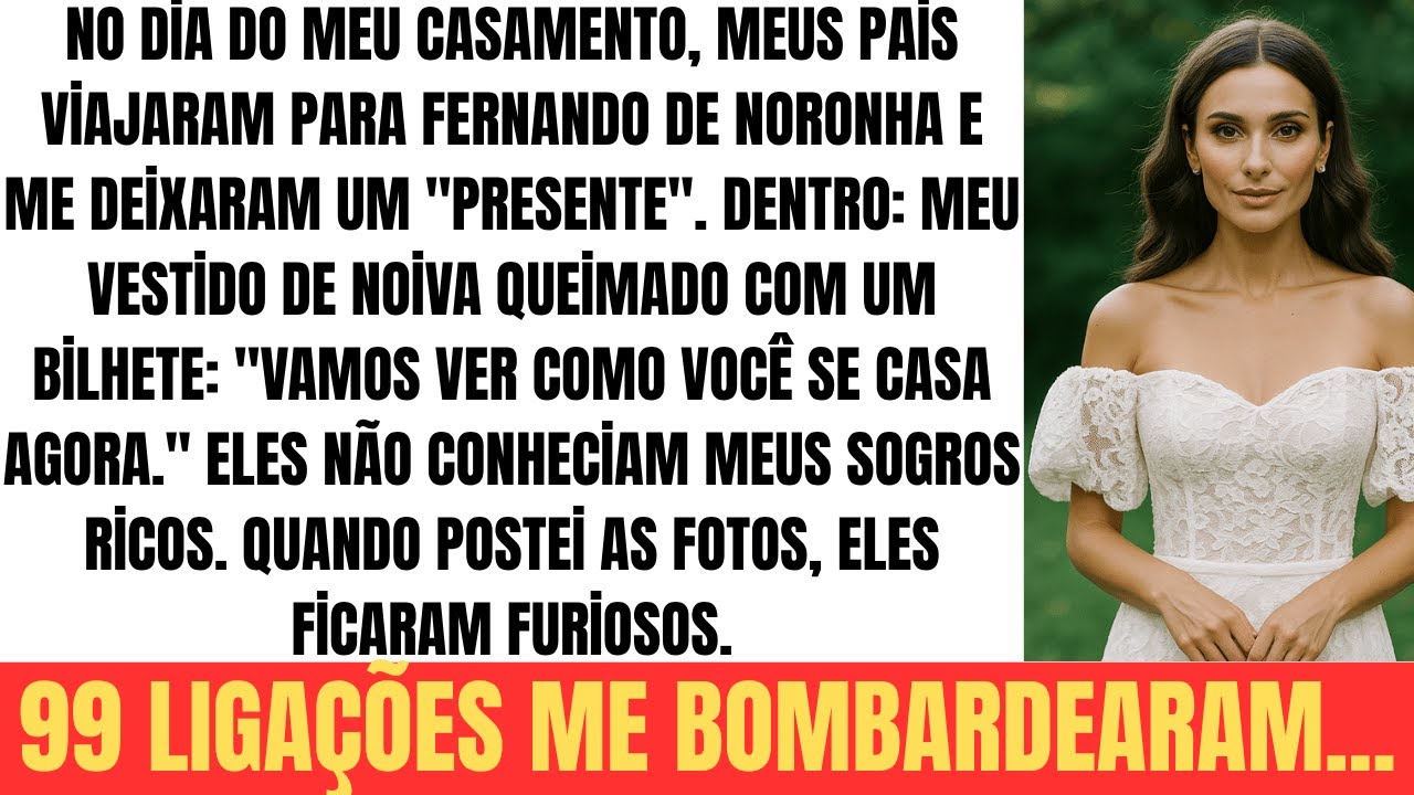 Meus pais queimaram meu vestido, mas não sabiam com quem eu estava casando.