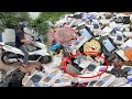 Nice found iphone 11 pro and many iphone 14 boxes at landfill  restore iphone 11 pro cracked