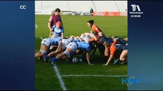 Alejandra Betancur terminó con éxito una temporada en la liga de Rugby de España