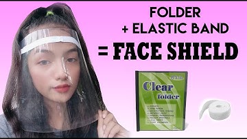 DIY PPE Face Shield Using Folder Quick and Easy | How to make face shield in 3 mins