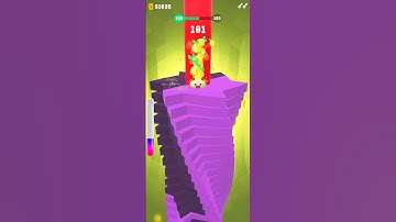 Drop stack Ball gameplayed❤️ #unitedgaming #dropstackball #shorts