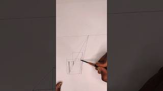 One Point perspective table drawing | perspective drawing #drawing #shorts #art #trendingvideo