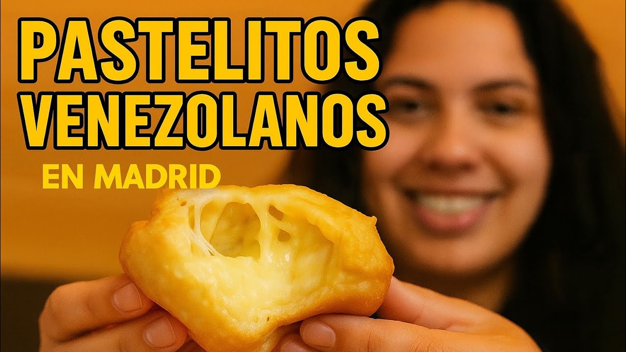Probando los Pastelitos Venezolanos ORIGINALES en Madrid.