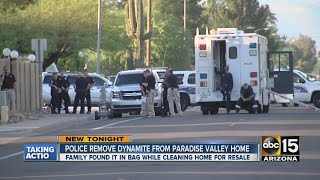 Dynamite found in Paradise Valley home