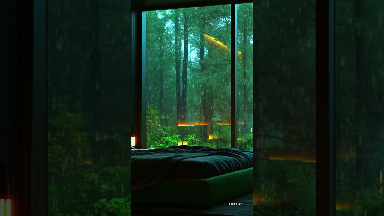 Late Night Rainfall to Calm Your Mind 🌧️🧘 