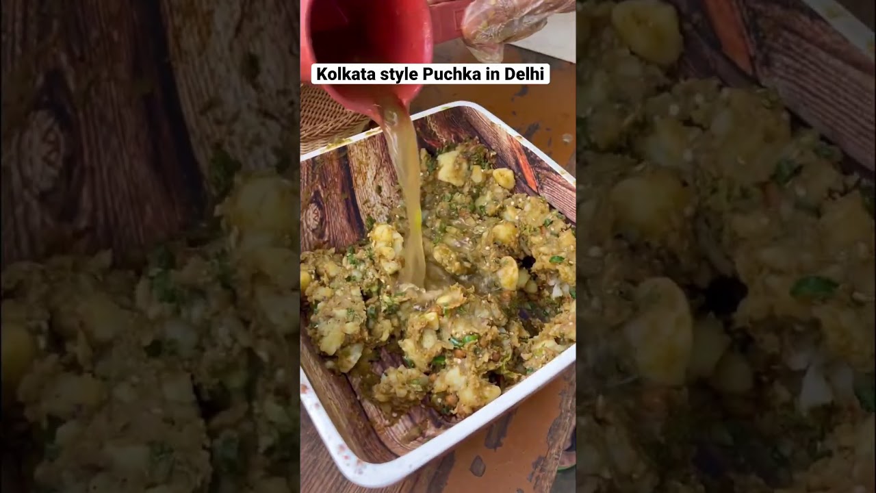 Kolkata Style Puchka in Delhi | Delhi ka best golgappa | 