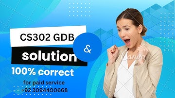 CS302 GDB SOLUTION 2025| 100% CORRECT