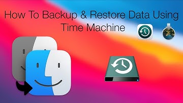 How To Backup and Restore Data using Time Machine