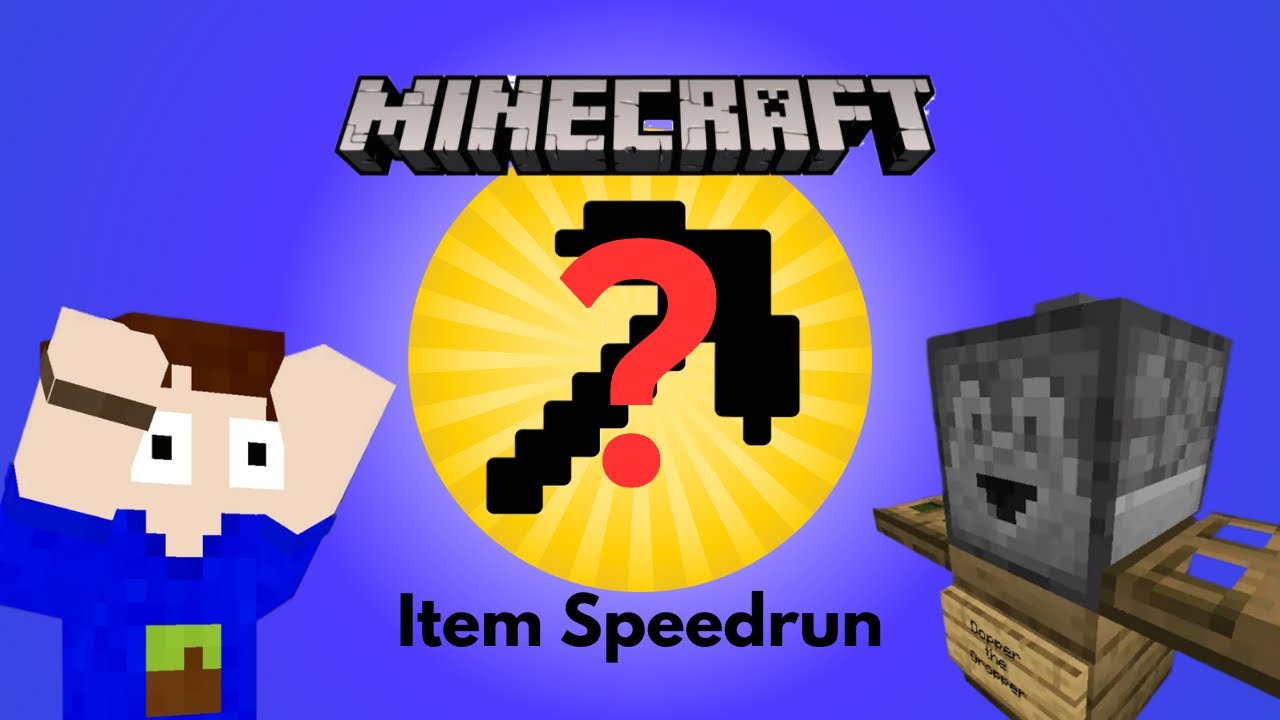 Minecraft Item Speed run | Part 1