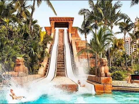 Pushing people down a water slide :) ._.