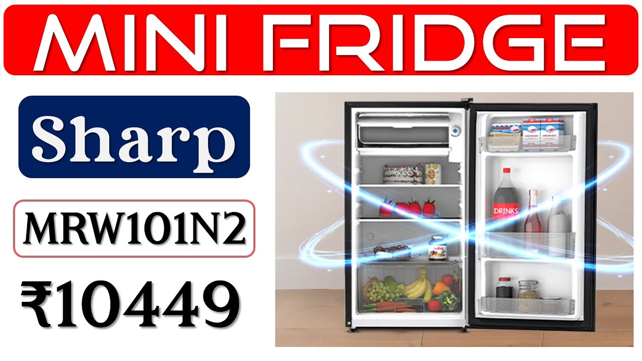👉SHARP MRW101N2 Mini Refrigerator Review🔥​फ्रिज🔥92L ​Direct Cool Fridge🔥Top Single Door Refrigerator