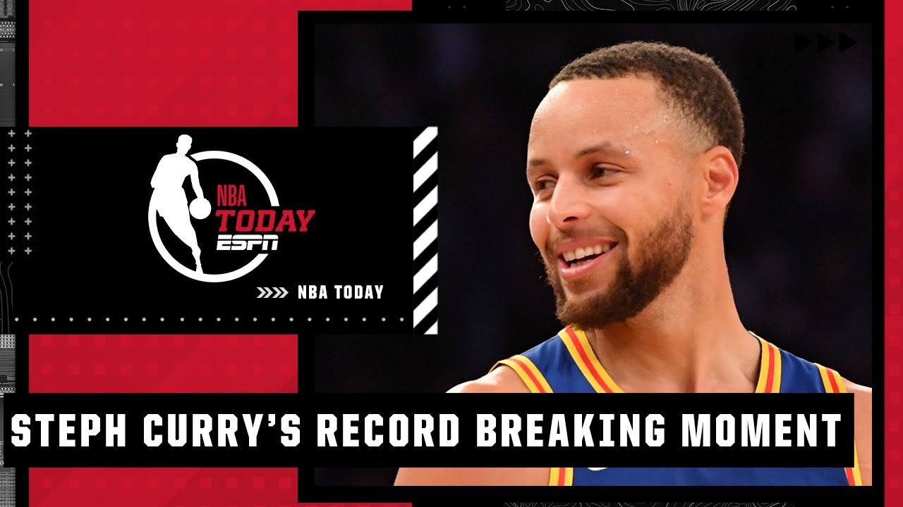Reacting to Stephen Curry breaking the NBA RECORD for threes | NBA Today