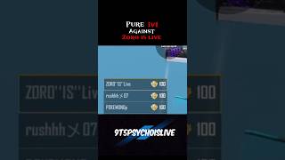 Zoro Is Live vs 9t5 Psycho 🥵 Ultimate 1v1 Fight #bgmi #pubgmobile #pubg #shorts