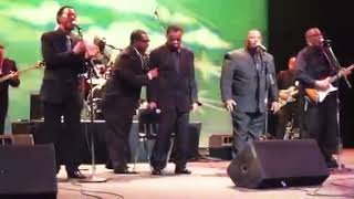 Rev Greg Botts with The Mighty Clouds of Joy Mr Joe Ligon last concert My Brother RIP. 2015