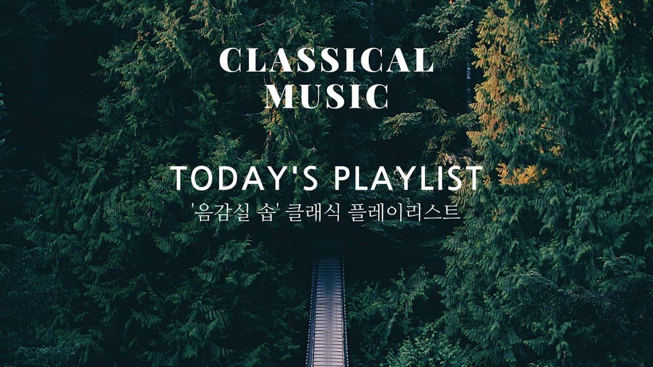 Classical music Playlist | 클래식 음악 플레이리스트 | 음감실 솝 추천곡