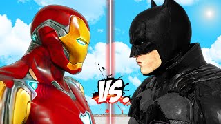 IRON MAN VS BATMAN - SUPER EPIC BATTLE MOVIE | KjraGaming