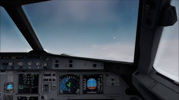 Prepar3D V3 AS16+ASCA Through the Clouds