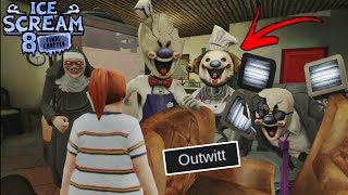 Boris And Mati Destroy Generators And Kids In Ice Scream 8 Outwitt Gameplay