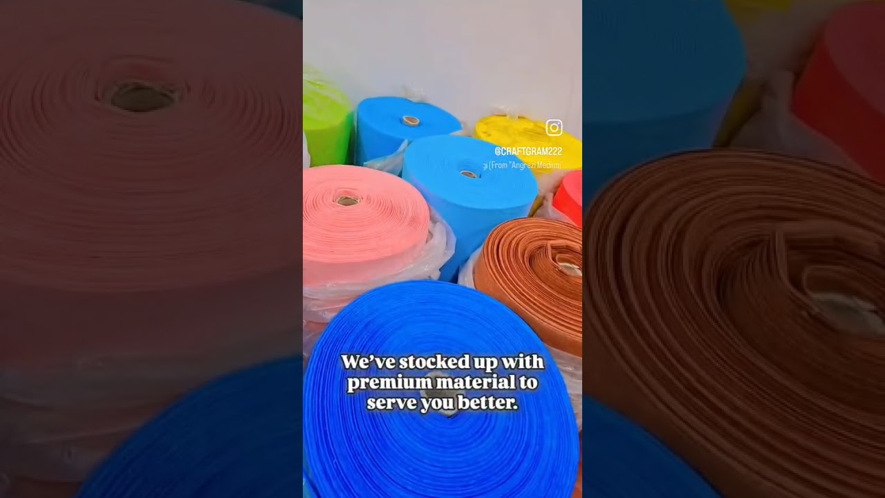 Felt Sheet Roll for DIY Crafts | Sewing, Home Décor & School Projects 