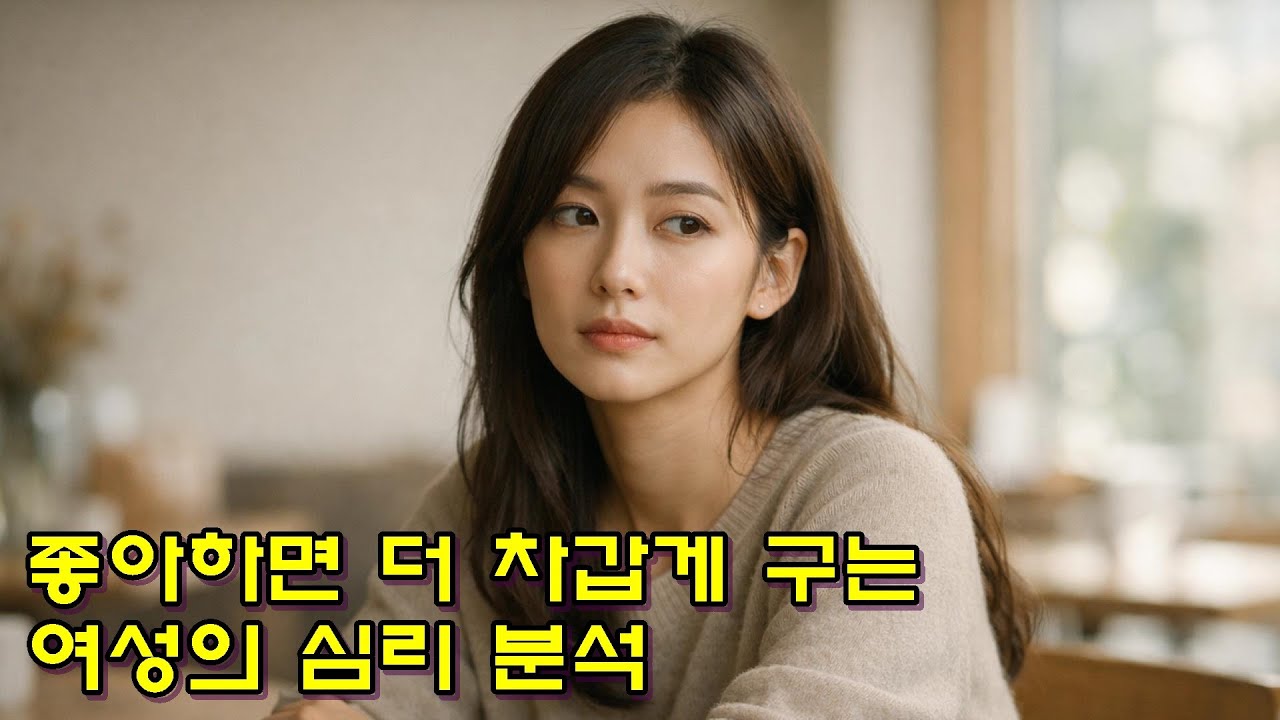 좋아하면 더 차갑게 구는 여성의 심리 분석