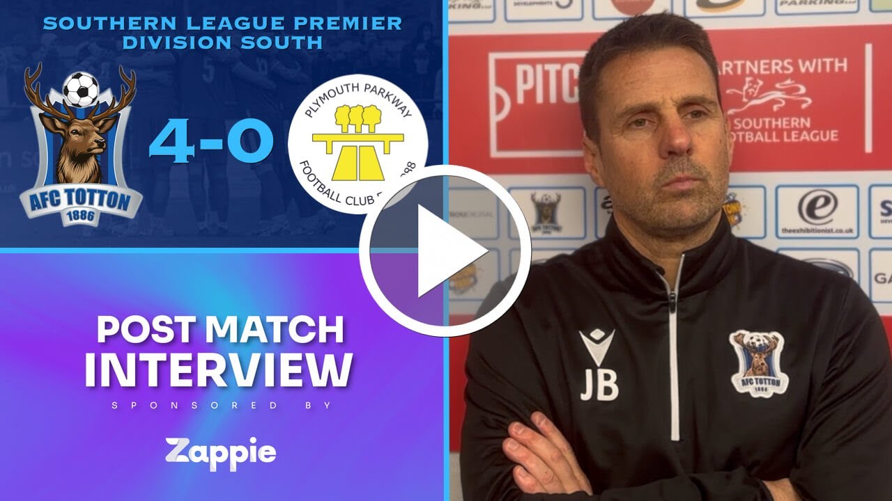 JIMMY BALL | Post-Match | AFC TOTTON 4-0 PLYMOUTH PARKWAY | SLPDS#25 | Sat25Jan2025