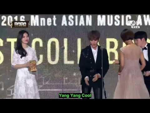 Best Collaboration Award EXO Baekhyun Suzy Mama 2016 