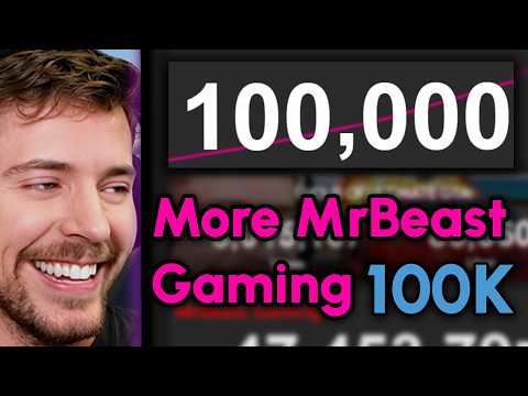 More MrGaming Gaming Hitting 100K Timelapse