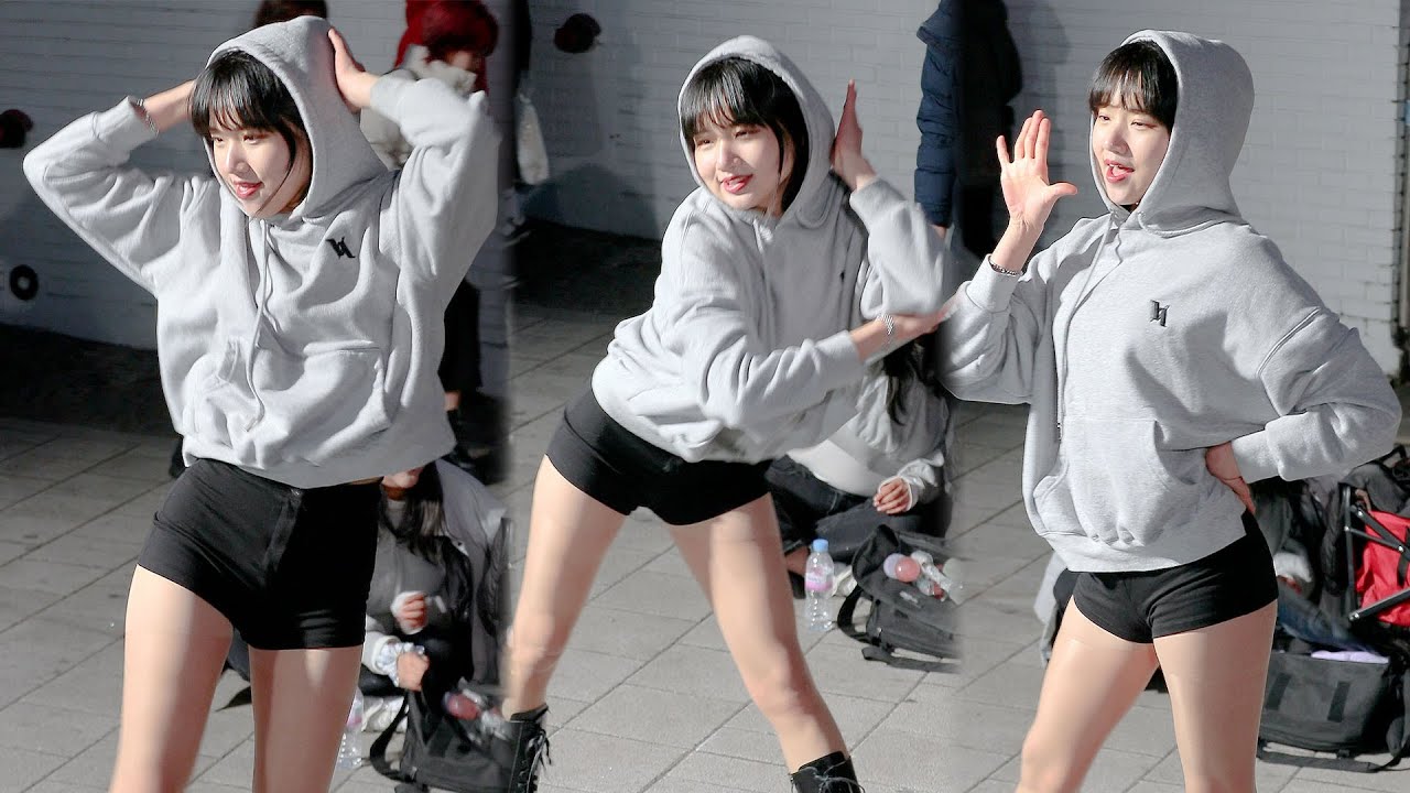 24.01.07 댄스팀 무브먼트(movement) 현진(Hyunjin) [NewJeans (뉴진스) 'Super Shy'] @홍대 버스킹존 {직캠 fancam} 버스킹 커버댄스팀