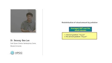 [APCC Seminars] Effect of aerosol on instability and convective clouds