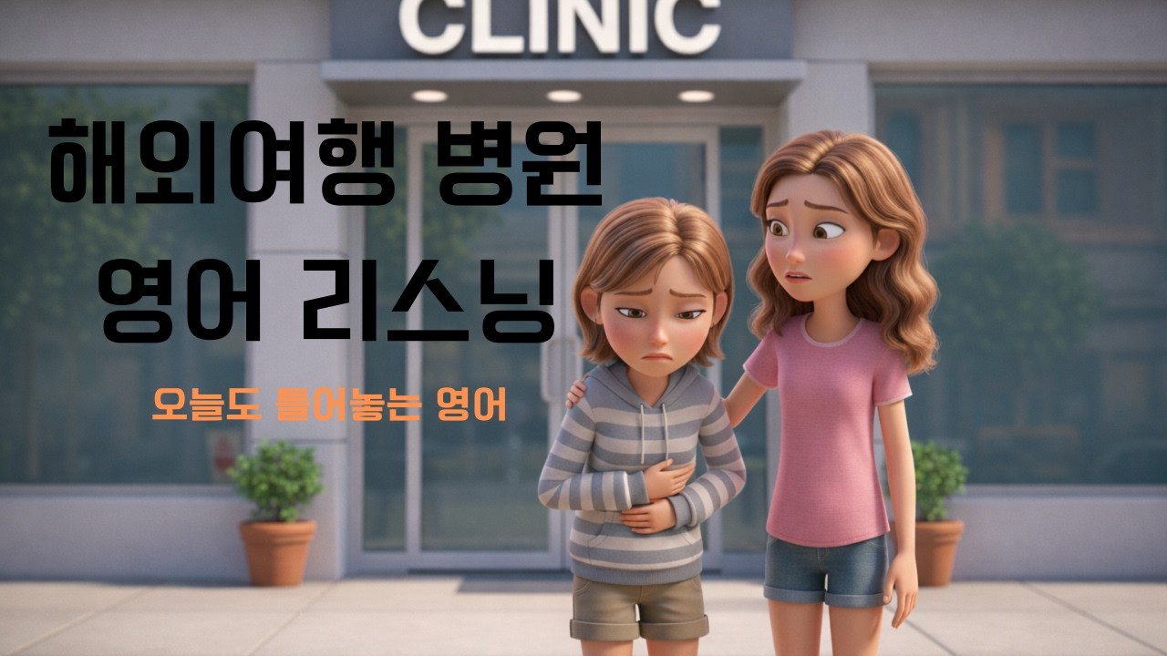 해외여행 병원 영어 리스닝 | 접수부터 진료 처방까지 외국 병원 실전 대화