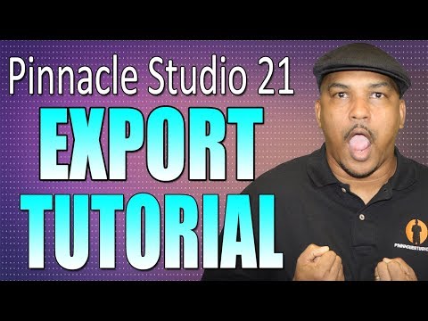 Pinnacle Studio 21 Ultimate | 비디오 튜토리얼 내보내기