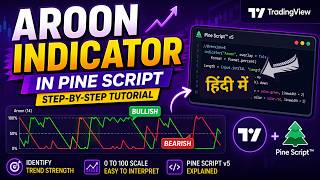 Aroon Indicator in Trading View | Pine Script Coding Tutorial Step-by-Step | IT WALA | HINDI-हिंदी