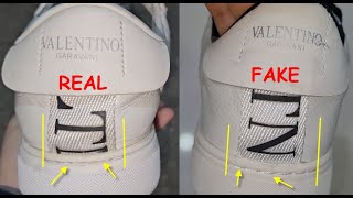 Valentino sneakers real vs fake. How to spot fake valentino garavani shoes