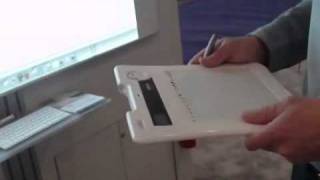 ebeam demonstrates their inscribe wireless tablet!