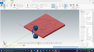 EDM WIRE CUT MASTERCAM SIMULATION (F1047)