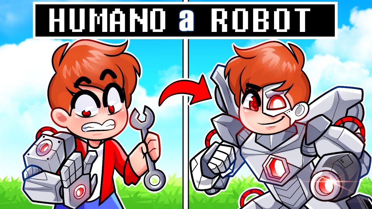Soy un ROBOT en Minecraft!