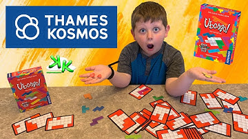 Ubongo! Fun-Size Edition from Thames & Kosmos - Who will solve the puzzles first?