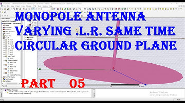 Monopole antenna design in hfss |parametric sweep in hfss| effects of varying L R |hfss tutorials