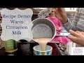 Recipe Demo: Warm Cinnamon Milk